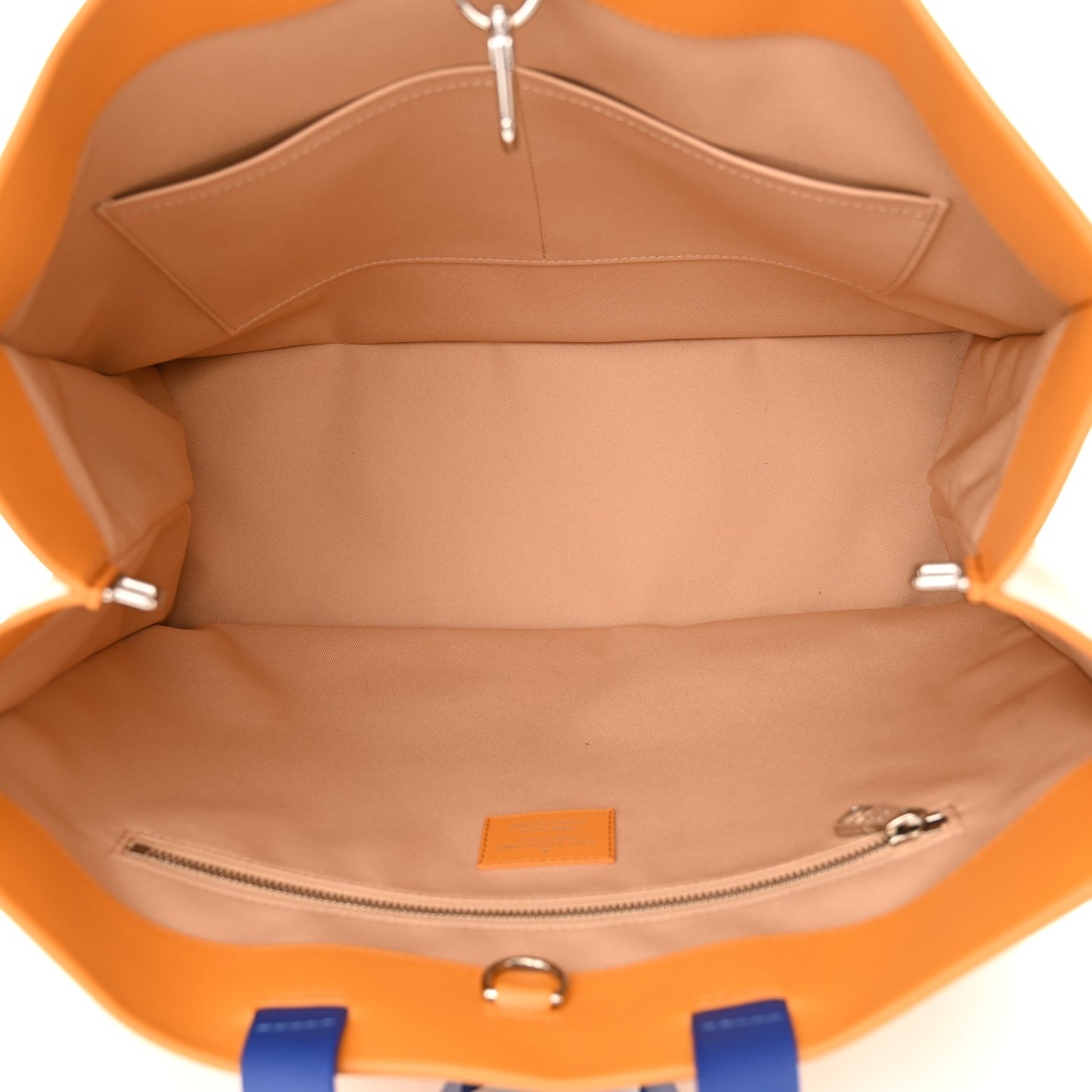 Cowhide Shopper Bag MM Safran