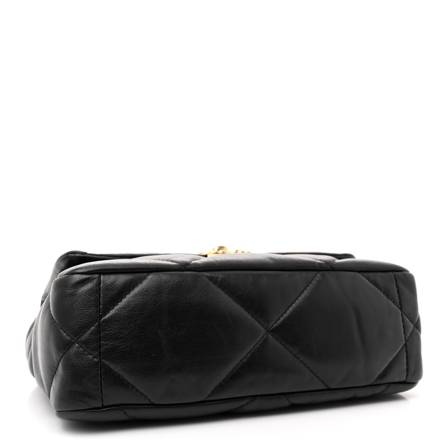 Chanel Goatskin Quilted Medium Chanel 19 Flap Black 4 of 12