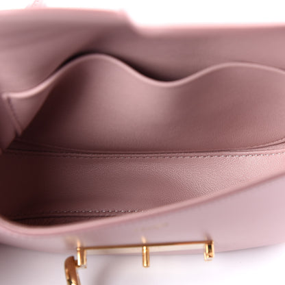Celine Shiny Calfskin Small Chain Maillon Triomphe Vintage Pink 5 of 10