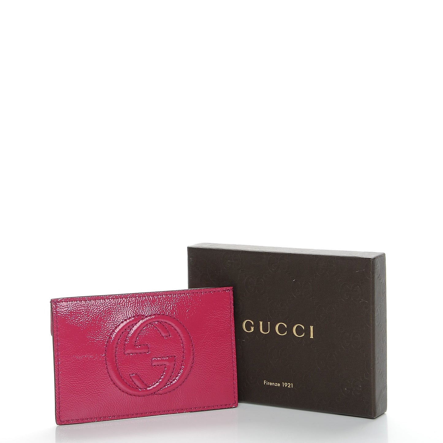Patent Soho Envelope Card Case Bright Bougainvillea