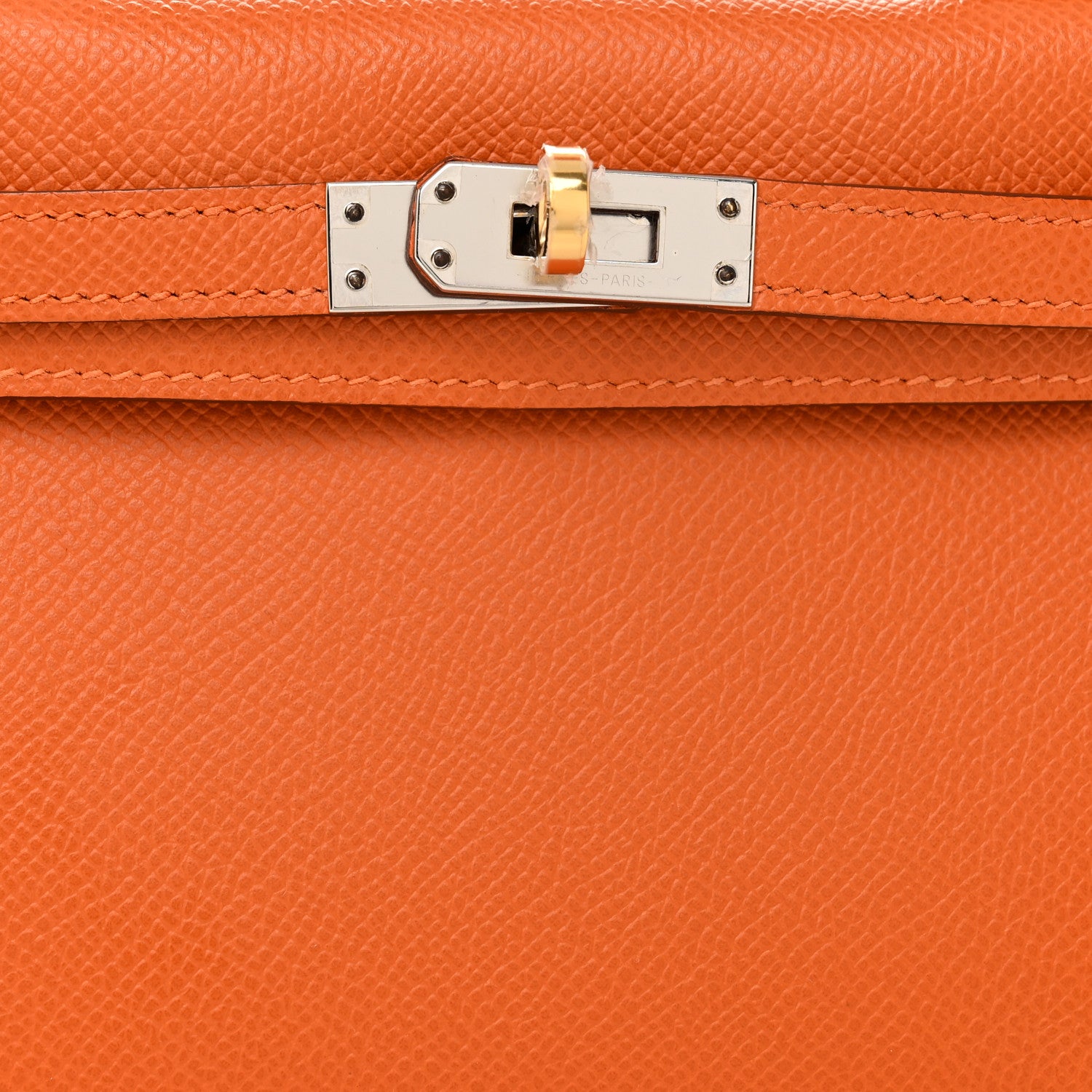 Hermes Epsom Mini Kelly Sellier 20 Orange 8 of 13
