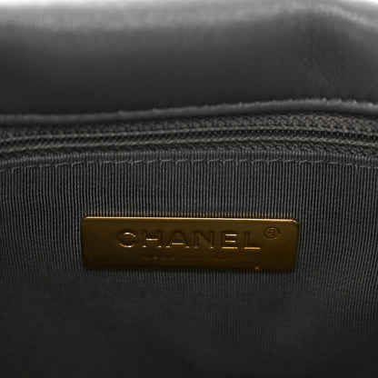 Chanel Lambskin Quilted Medium Chanel 19 Flap Dark Grey 7 of 10