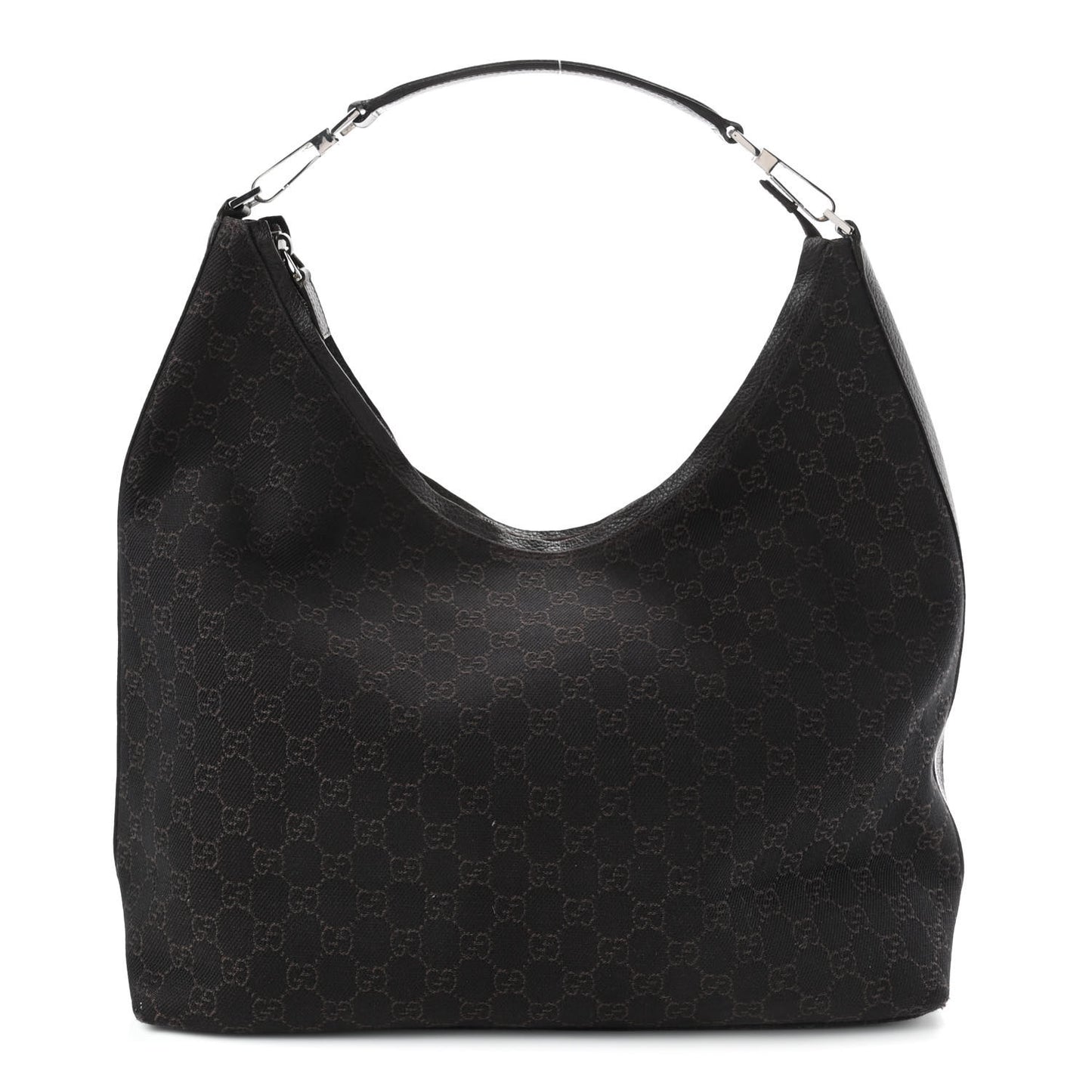 Denim Monogram Hobo Dark Brown