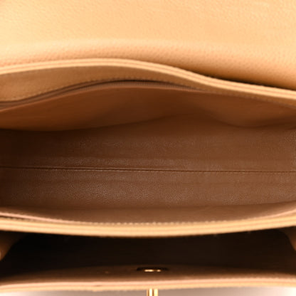 Chanel Caviar Flap Shoulder Bag Beige 4 of 14