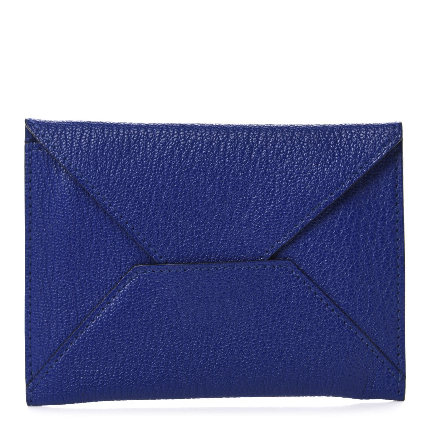 Chevre Mysore Envelope Wallet Bleu Electrique
