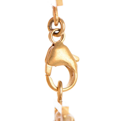 Chanel Pearl Crystal Gripoix Poured Glass CC Bracelet Gold 4 of 6