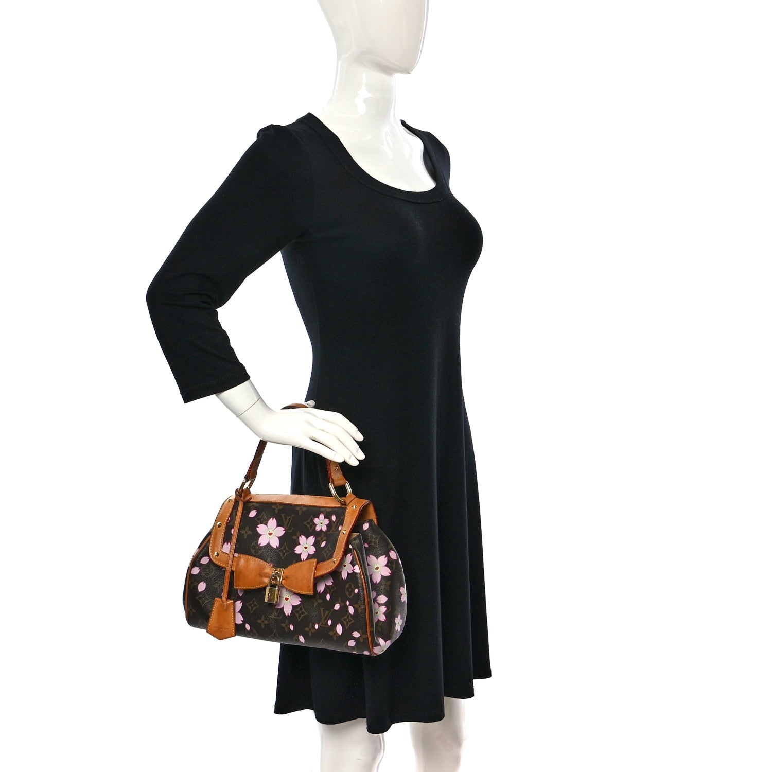 Louis Vuitton Monogram Cherry Blossom Sac Retro Bag Brown 2 of 17