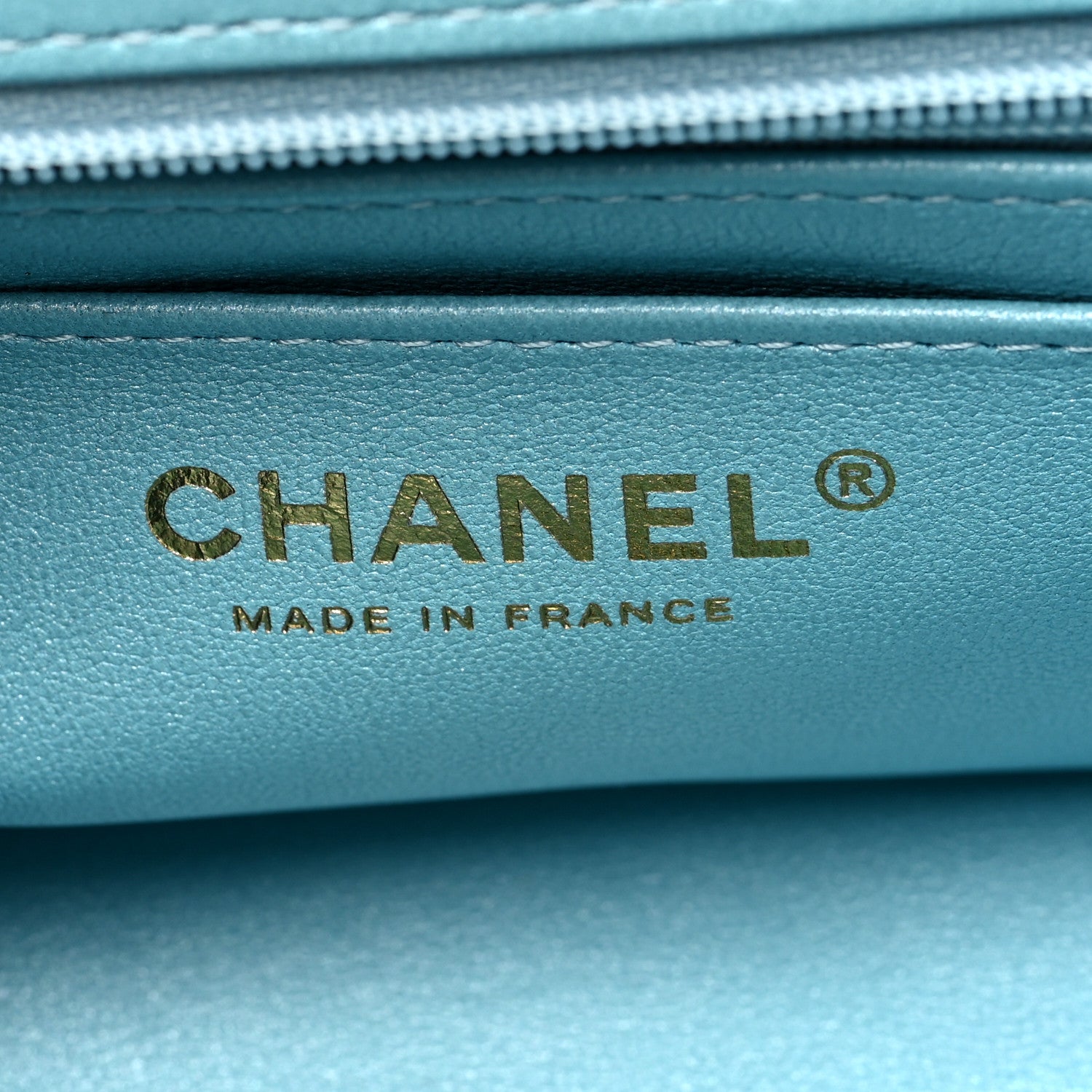 Chanel Lambskin Quilted Tie Dye Ombre Mini Rectangular Flap Blue Multicolor 6 of 10