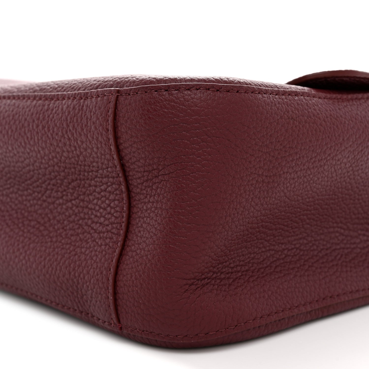 Chanel Grained Calfskin Small Souplissimo Maxi Flap Burgundy 10 of 11