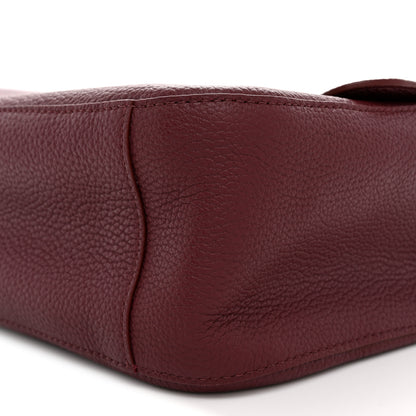 Chanel Grained Calfskin Small Souplissimo Maxi Flap Burgundy 10 of 11