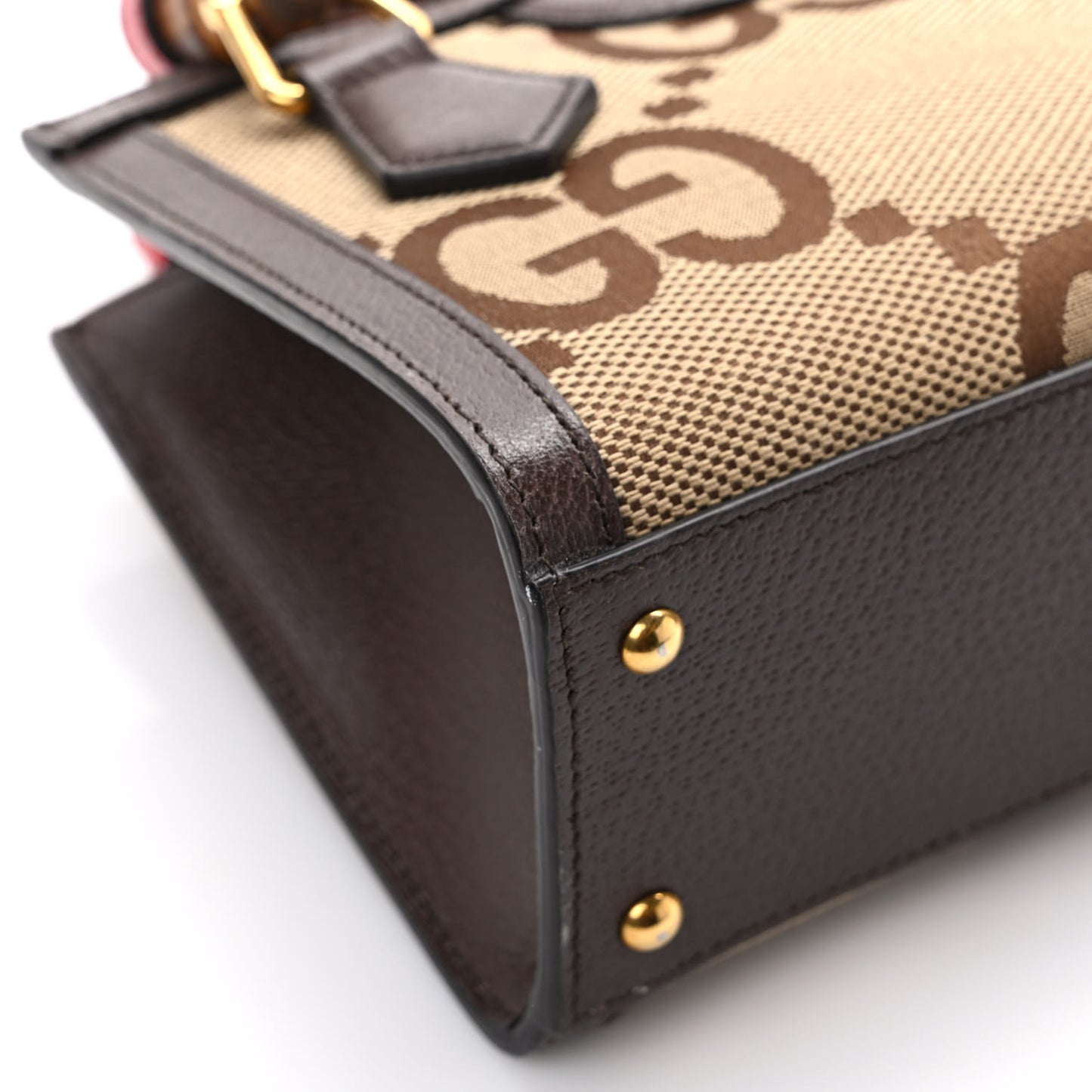 Monogram Jumbo GG Textured Dollar Calfskin Mini Diana Tote Bag Camel Ebony New Acero Pomegranate Red