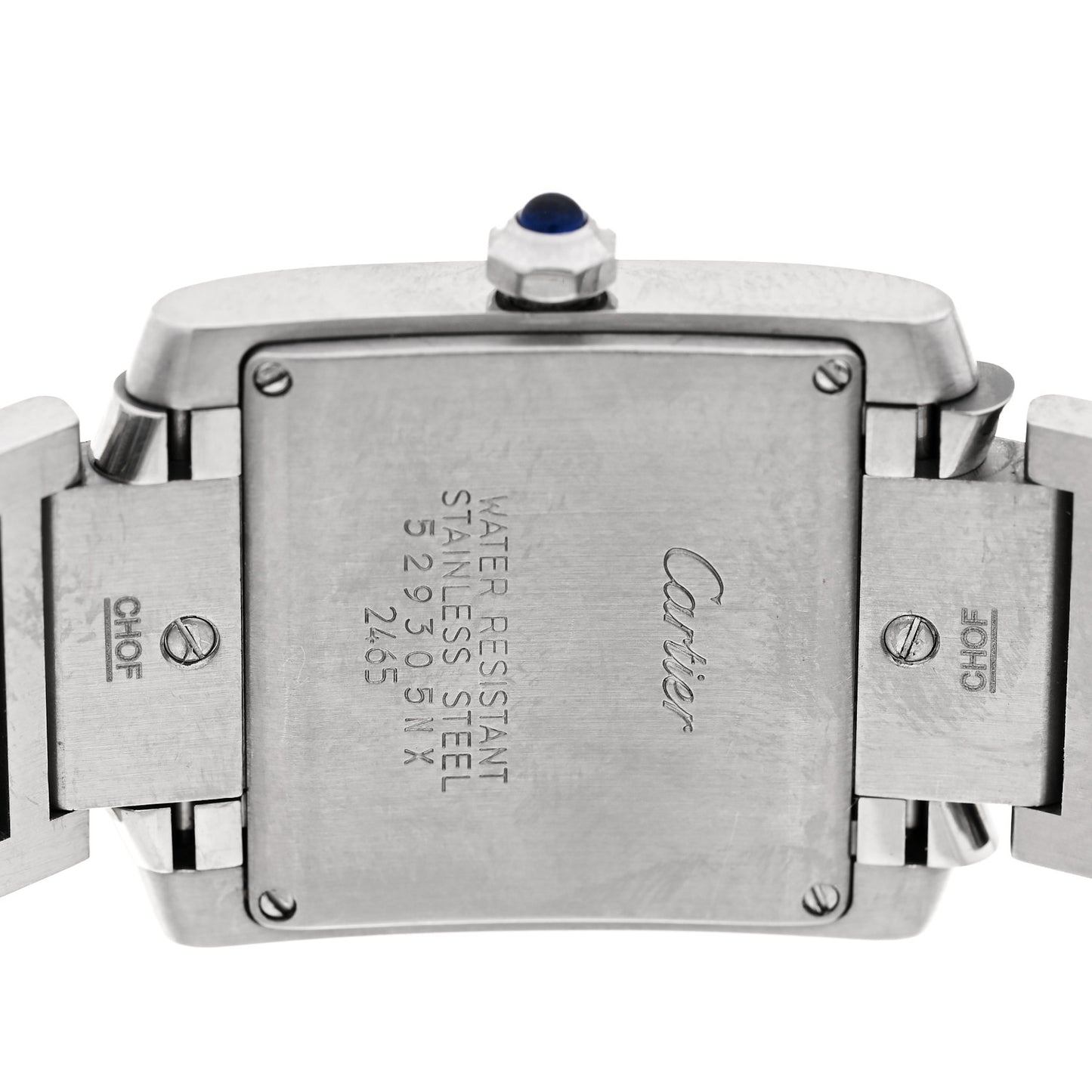 Stainless Steel 25mm Tank Francaise Quartz Watch