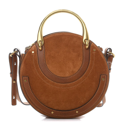 Chloe Calfskin Suede Small Pixie Bag Caramel 1 of 6