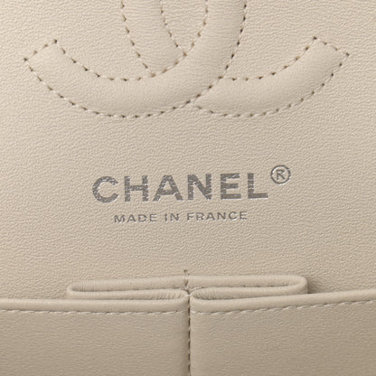 Chanel Lambskin Chevron Quilted Small Double Flap White 6 of 12