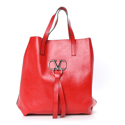 Valentino Garavani Smooth Calfskin VSling Tote Bag Rouge Pur 1 of 10