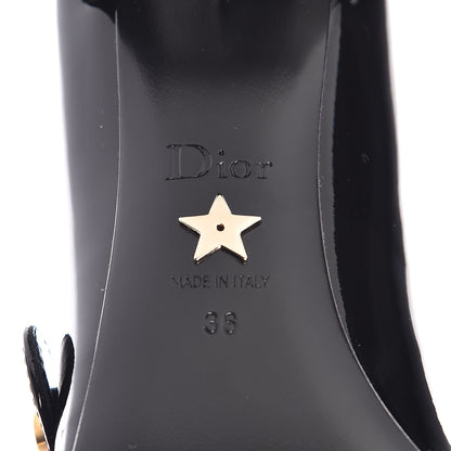 Christian Dior Patent Baby-D Ballet Pumps 36 Black 6 of 8