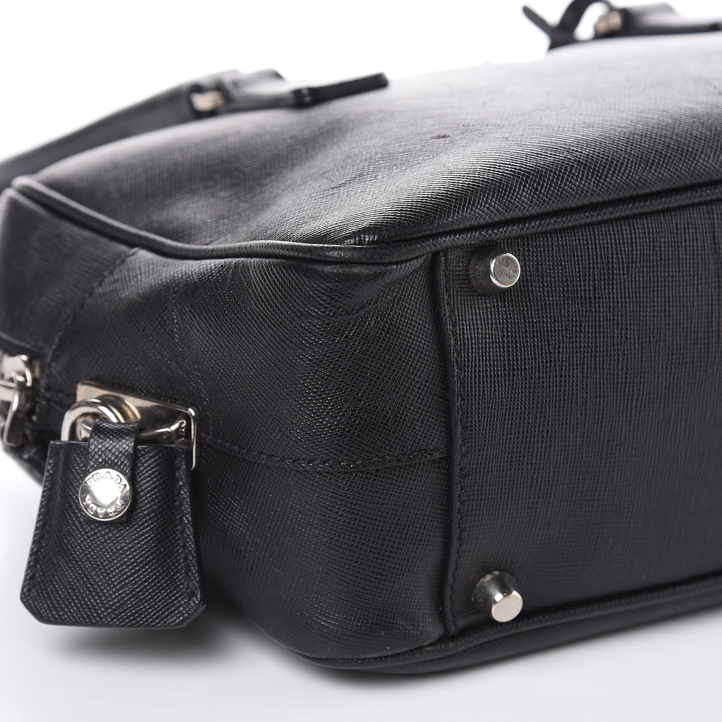 Saffiano Lux Tote Bowler Black