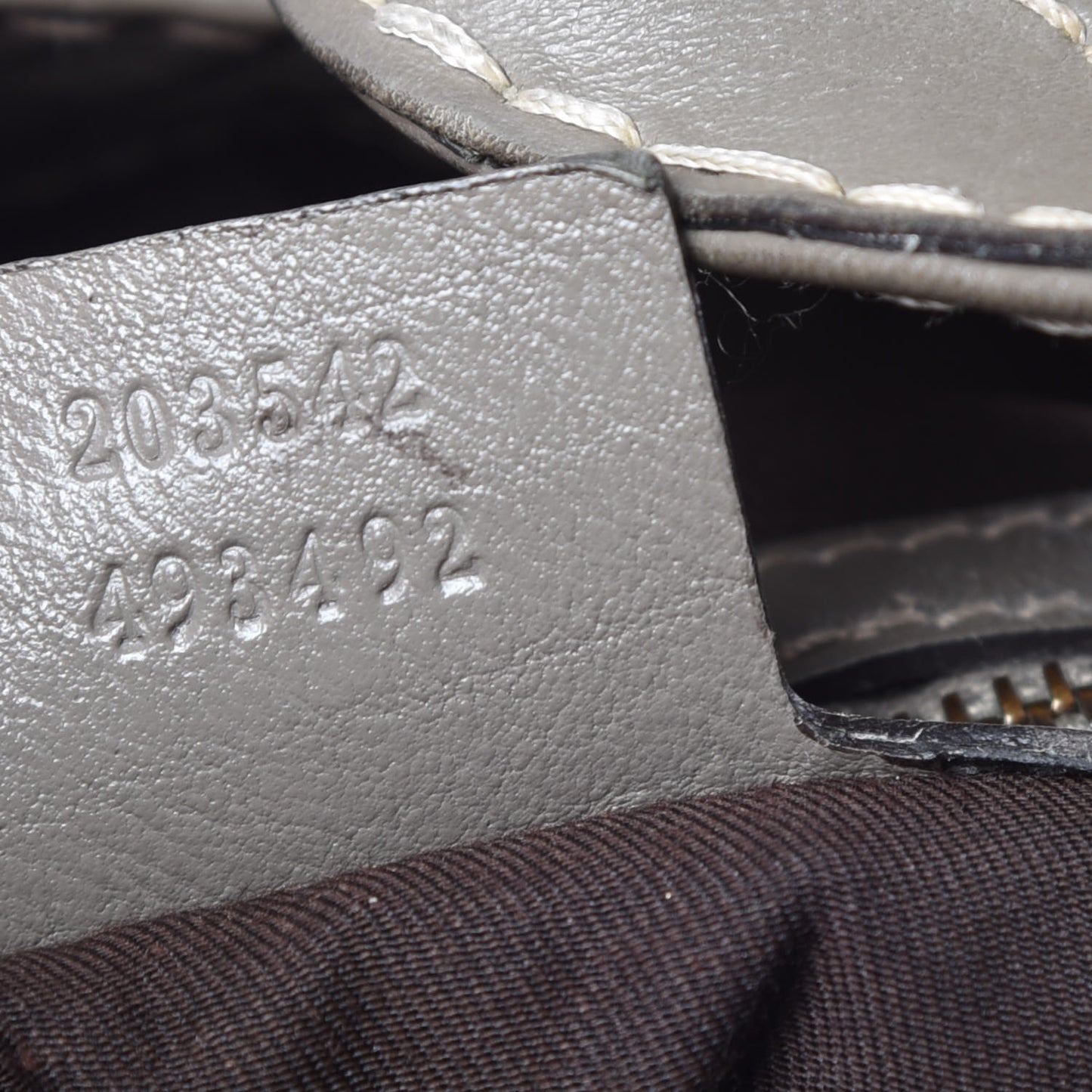 Monogram Large Jockey Hobo Grey