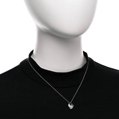 Tiffany Sterling Silver Heart Pendant Necklace 2 of 4
