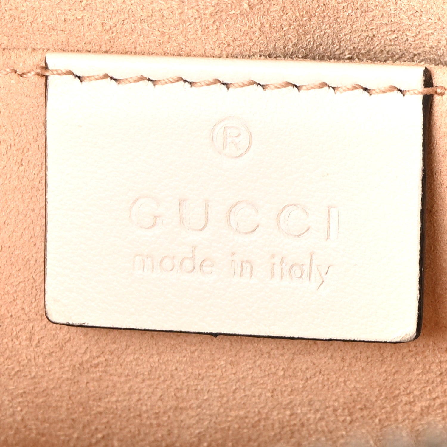 Gucci Calfskin Matelasse Small GG Marmont Chain Shoulder Bag White 6 of 11
