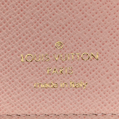 Louis Vuitton Damier Ebene Victorine Wallet Rose Ballerine 6 of 8