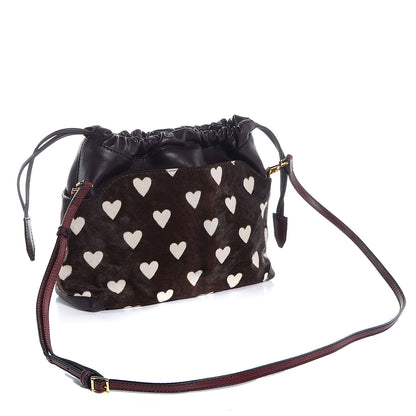 Burberry Calf Hair Little Crush Burgundy 6 of 13