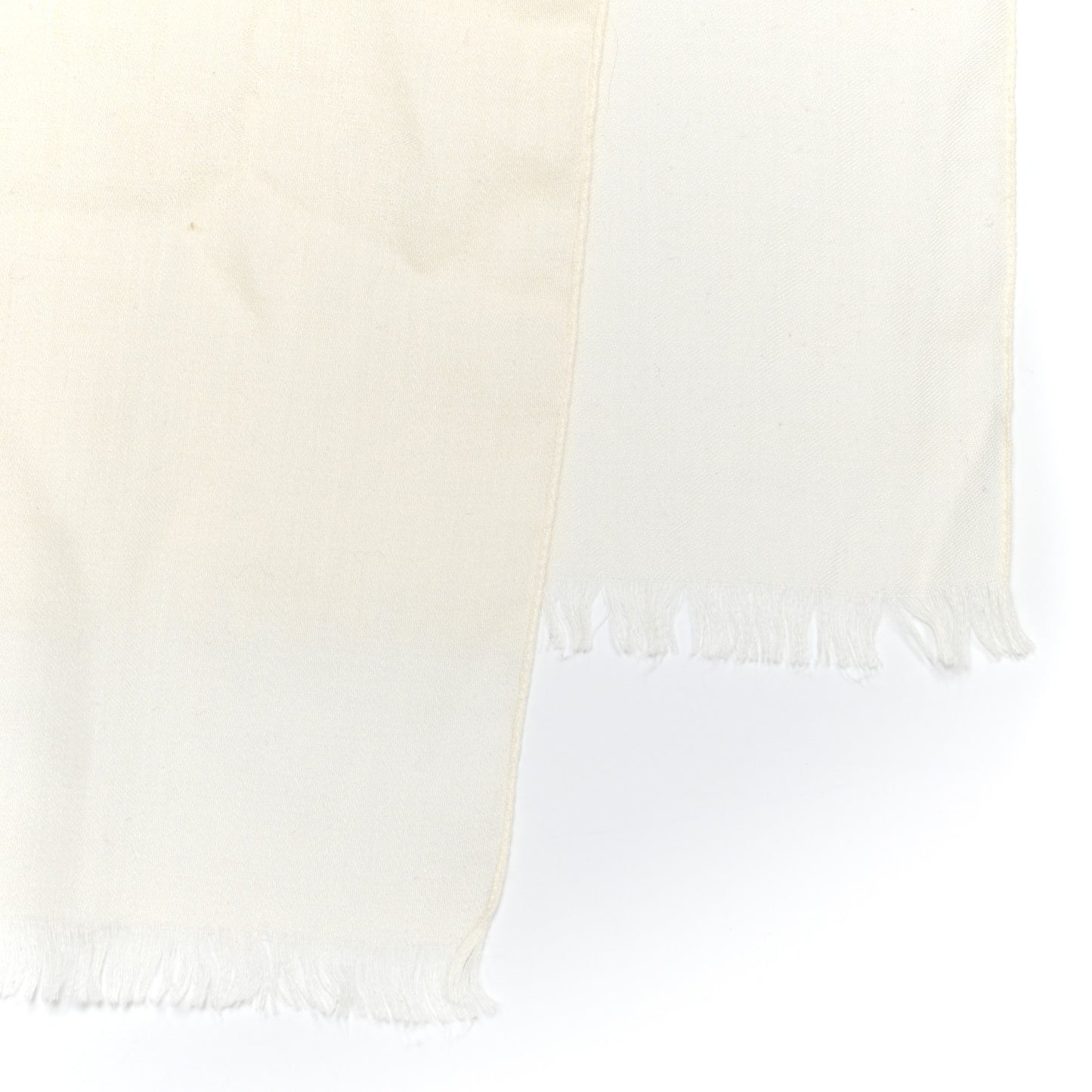 Wool Silk GG Monogram GGNat Plus Scarf White