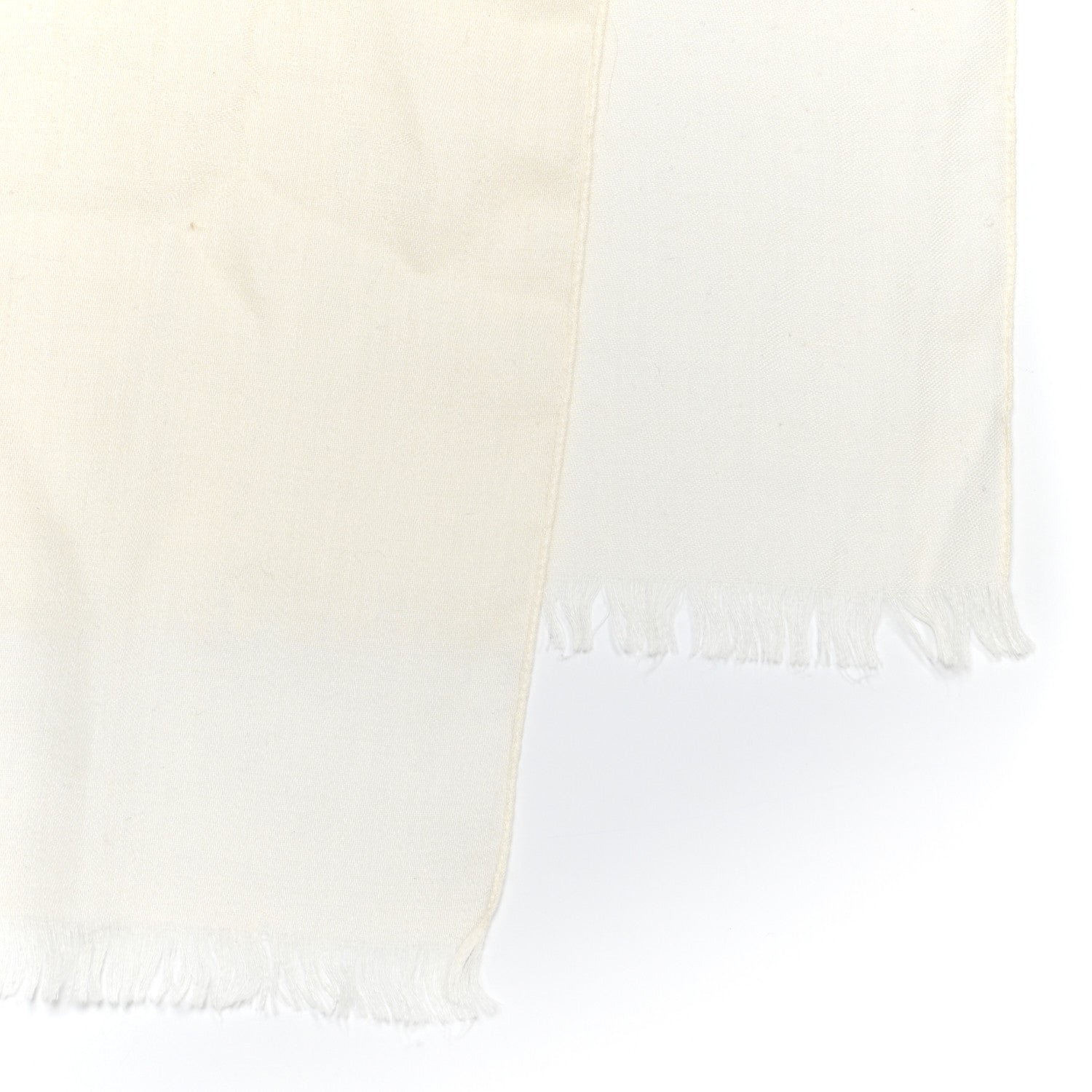 Gucci Wool Silk GG Monogram GGNat Plus Scarf White 3 of 5