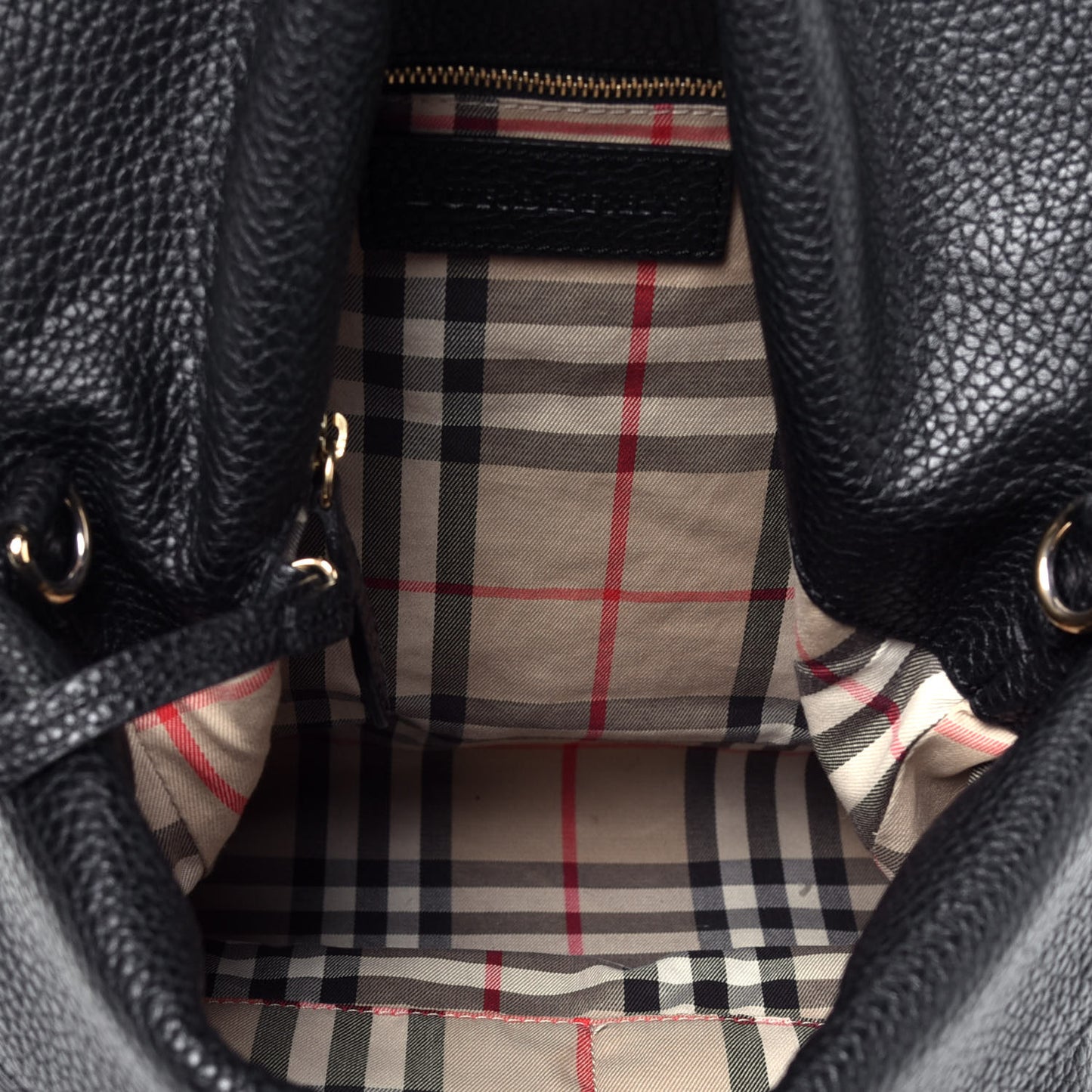 London Grainy Calfskin Medium Cale Hobo Black