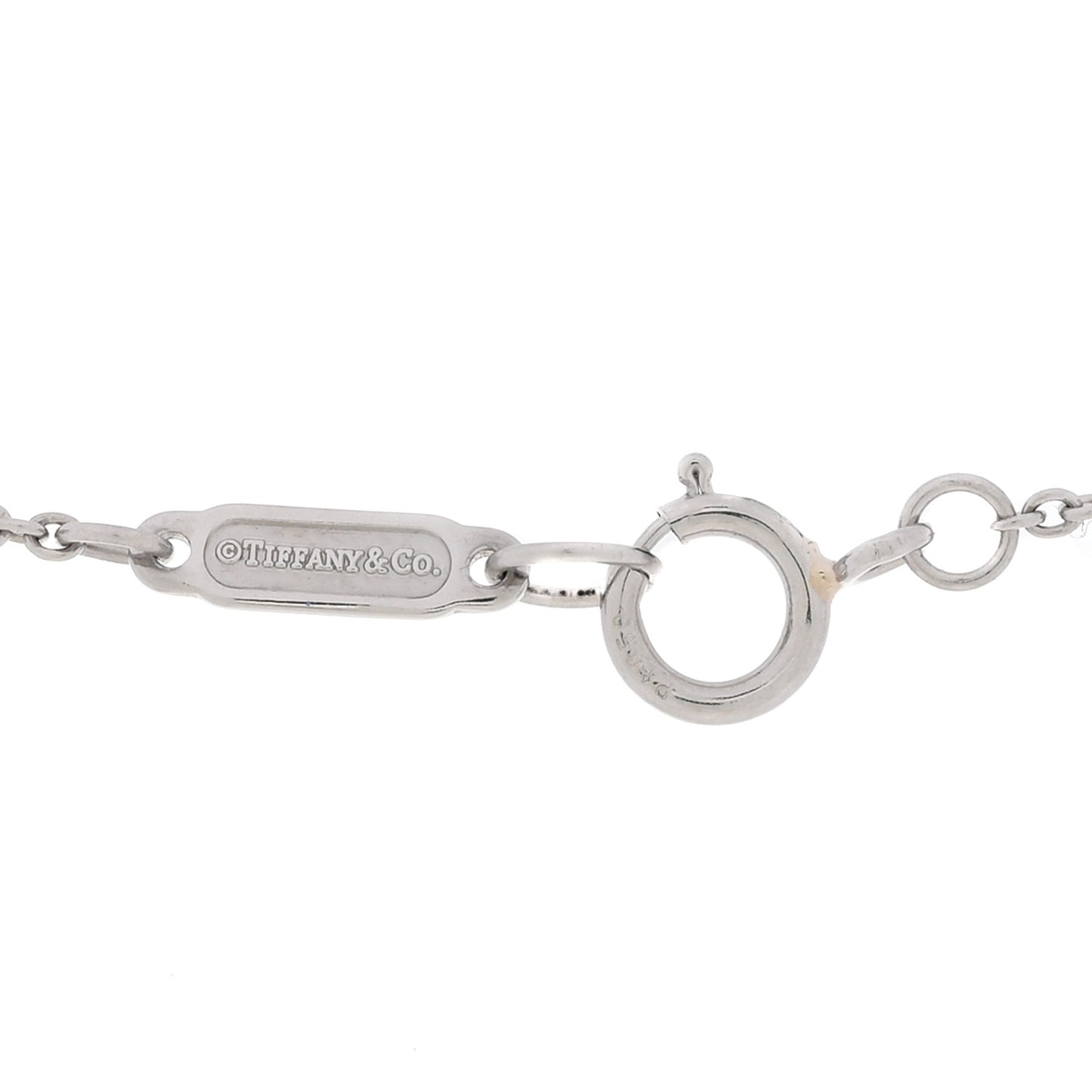 Platinum Diamond Fleur de Lis Key Bar Pendant Necklace
