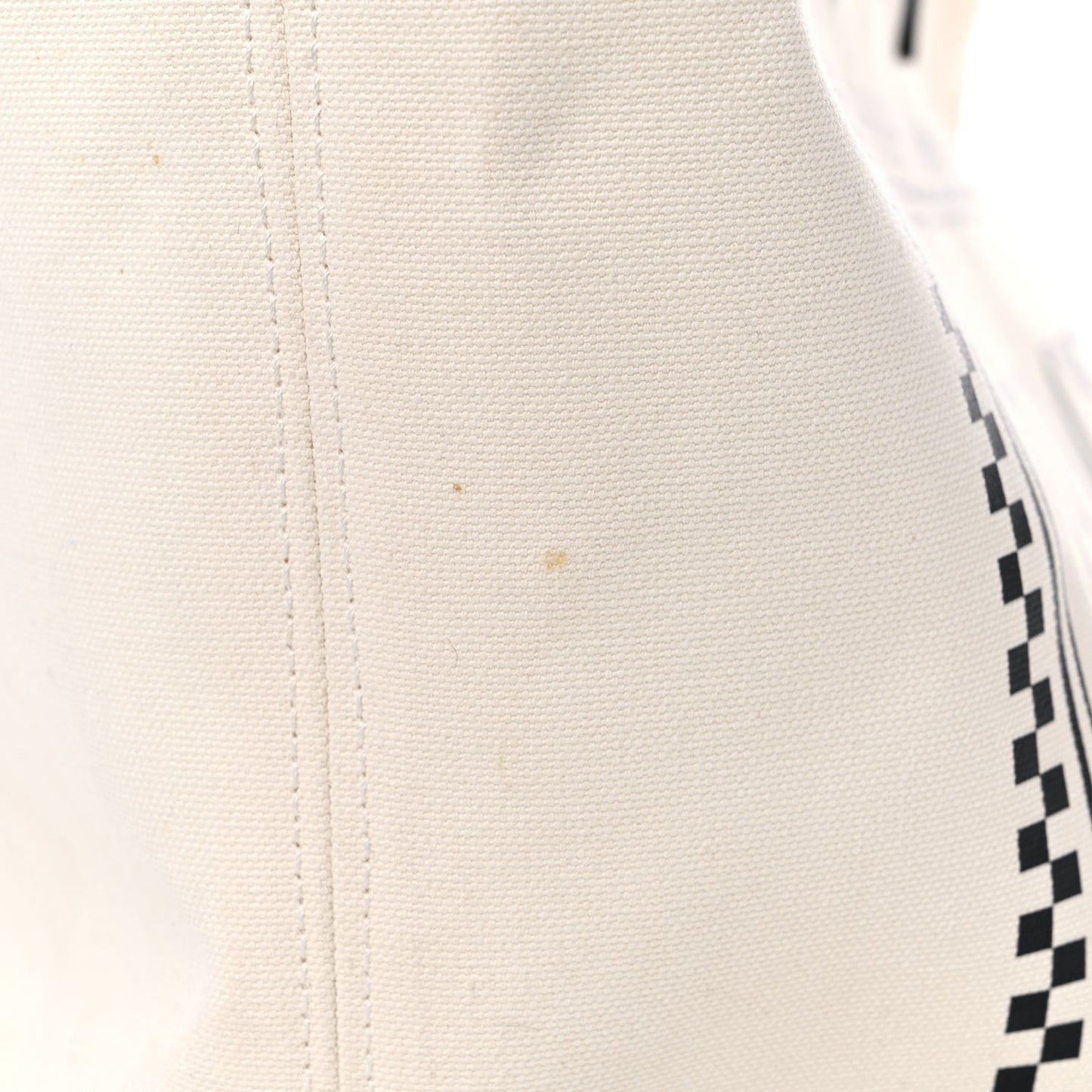 Canvas Logo Tote Black White
