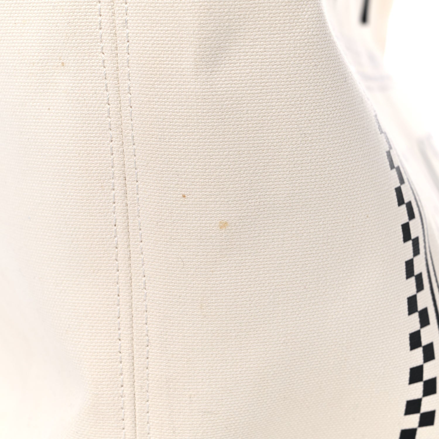 Versace Canvas Logo Tote Black White 28 of 28