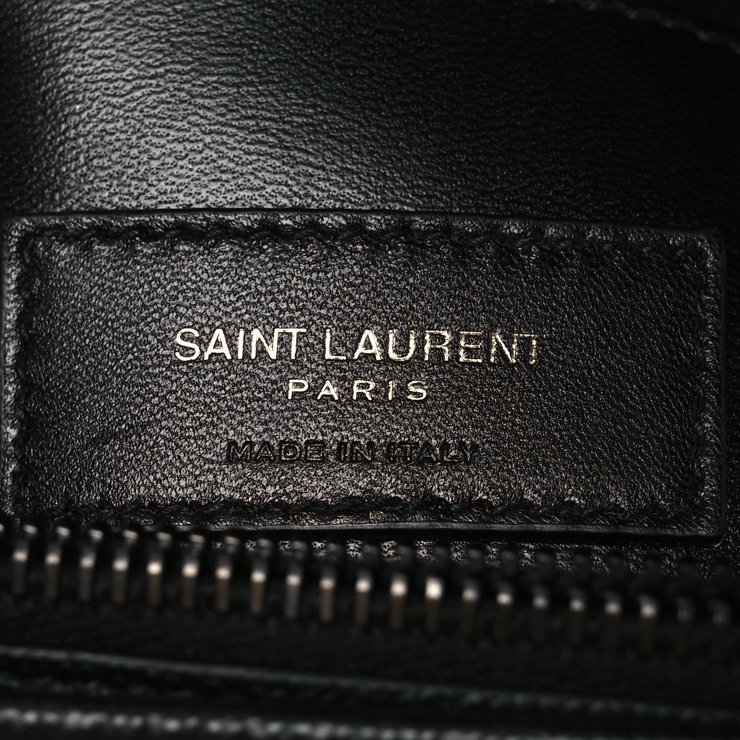 Grain De Poudre Medium West Hollywood Monogram Fold-Over Black