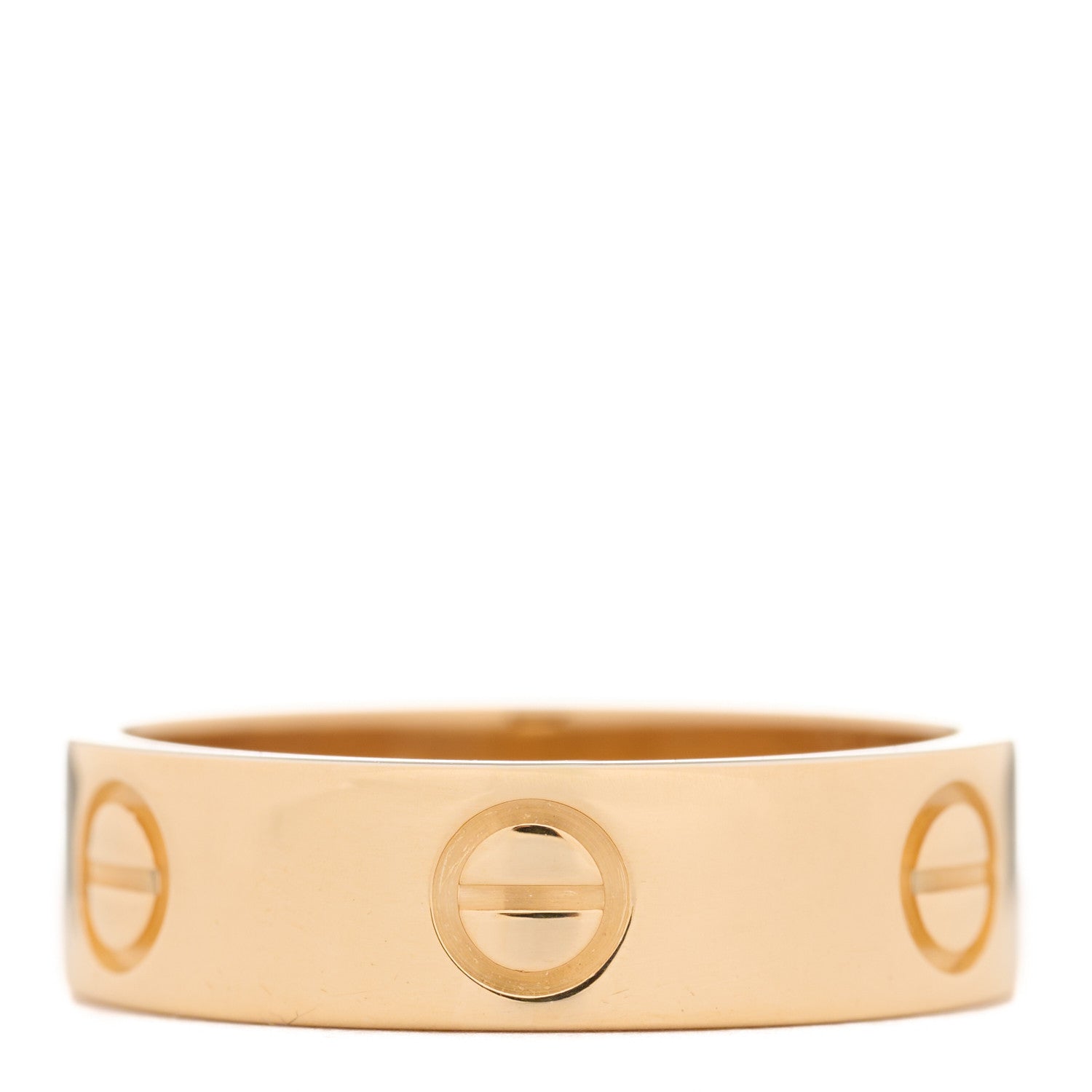 Cartier 18K Yellow Gold 5.5mm LOVE Ring 54 6.75 1 of 5