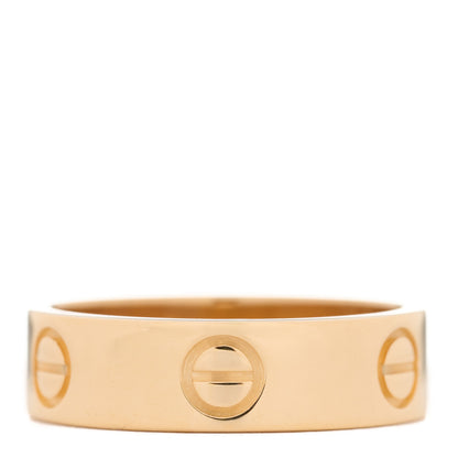 Cartier 18K Yellow Gold 5.5mm LOVE Ring 54 6.75 1 of 5