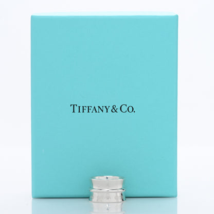 Tiffany Sterling Silver Wide 1837 Band Ring 48 4.5 5 of 5