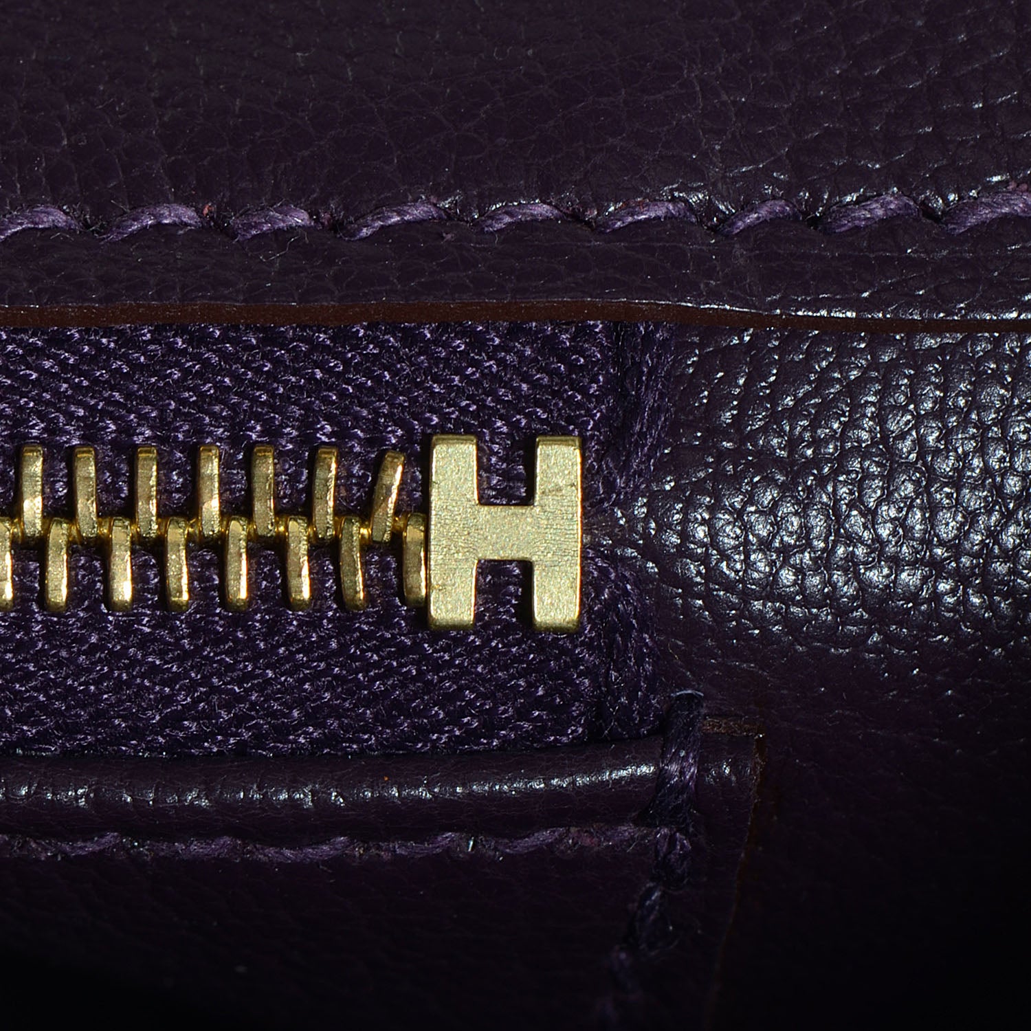 Hermes Taurillon Clemence Birkin 30 Raisin 21 of 22