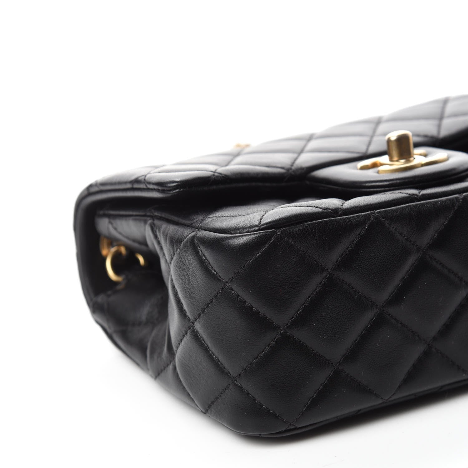 Chanel Lambskin Quilted Mini Pearl Crush Flap Black 6 of 12