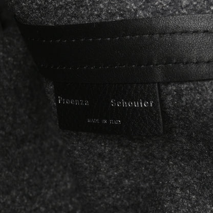Proenza Schouler Melange Felted Wool Large Chelsea Tote Grey 7 of 10