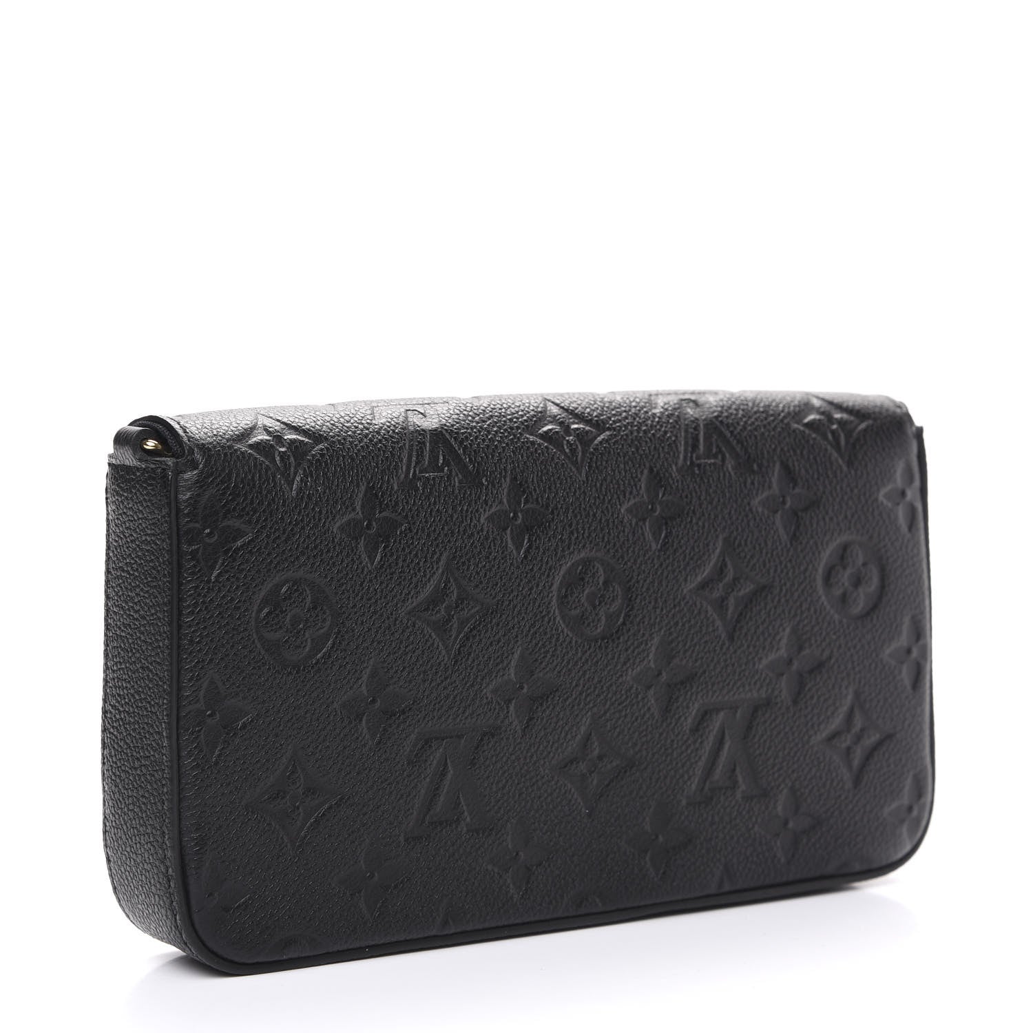 Louis Vuitton Empreinte Pochette Felicie Chain Wallet Black 2 of 8