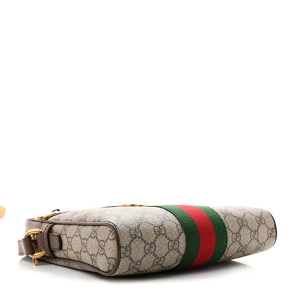Gucci GG Supreme Monogram Web Small Ophidia Messenger Bag Brown 3 of 9