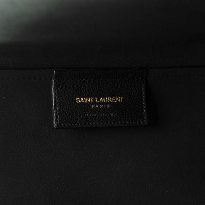 Saint Laurent Calfskin Large Shopping Tote Black 7 of 8