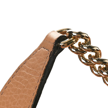 Gucci Pebbled Calfskin Medium Soho Chain Shoulder Bag Camelia 13 of 14