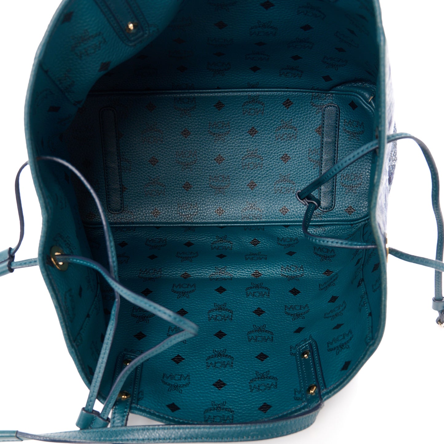 Visetos Medium Project Reversible Shopper Tote Blue