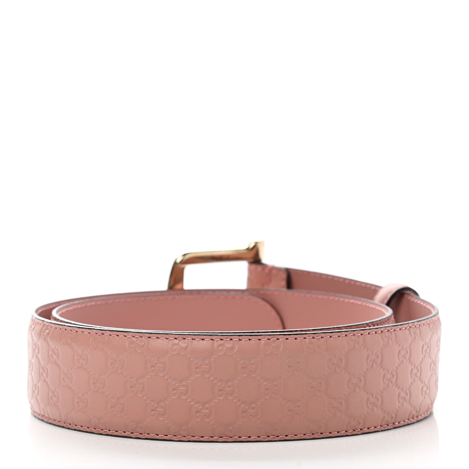 Gucci Soft Microguccissima Margaux Calfskin Belt 85 34 Soft Pink 2 of 6