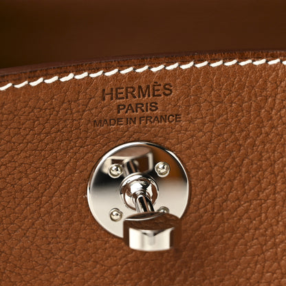 Hermes Barenia Faubourg Mini Lindy 20 Fauve 6 of 11
