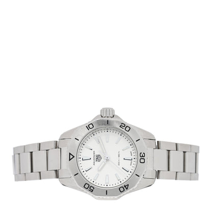 Tag Heuer Stainless Steel 30mm Aquaracer Lady Quartz Watch Silver WBP1411 2 of 5