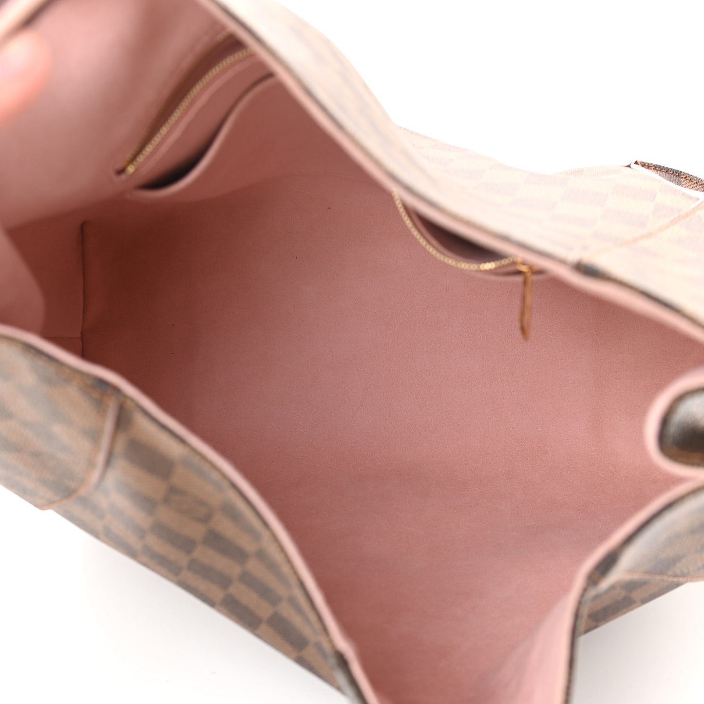 Damier Ebene Caissa Hobo Rose Ballerine