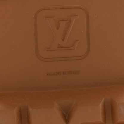 Louis Vuitton Nubuck Monogram Jacquard Mens Ranger Ankle Boots 10.5 Beige 7 of 9