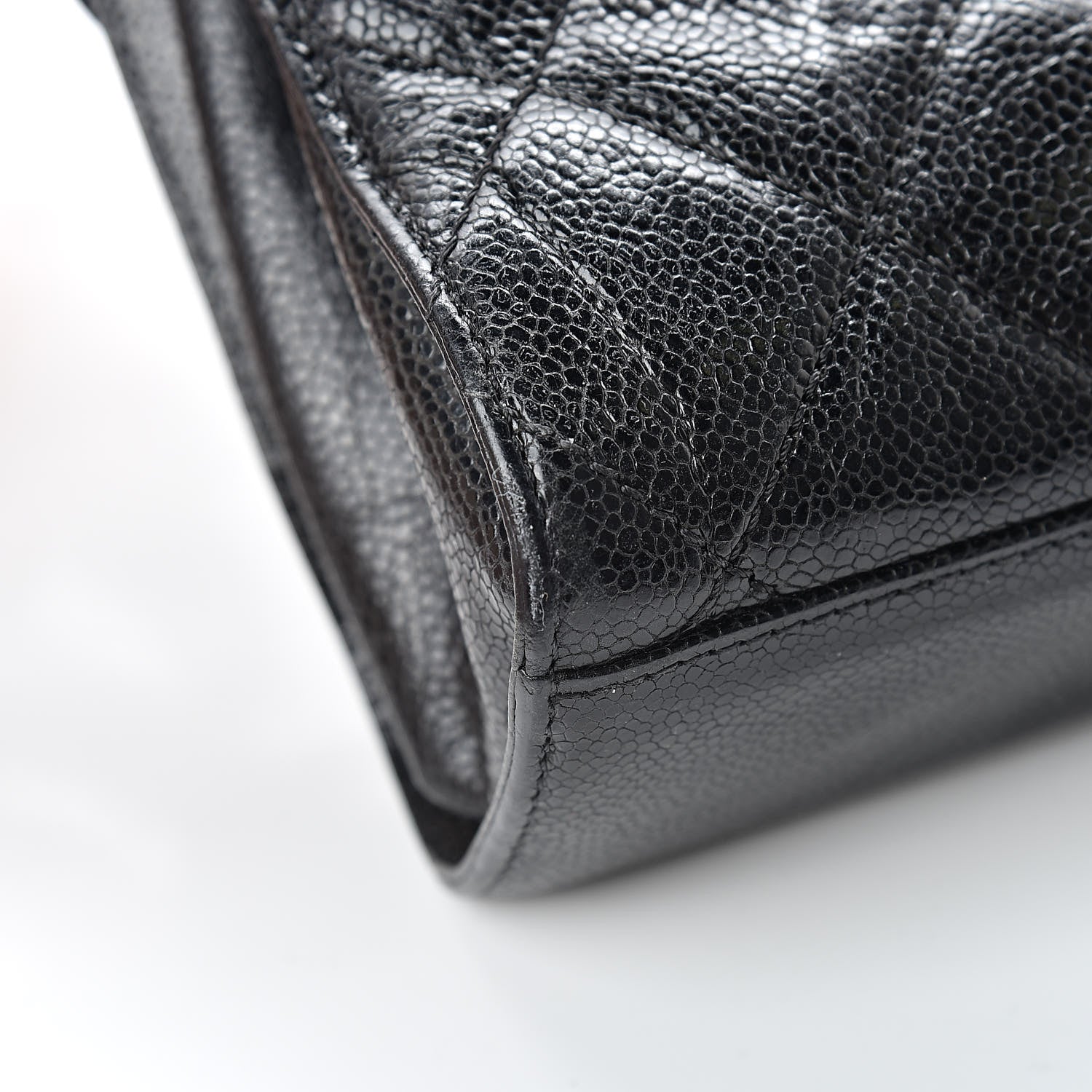 Chanel Crumpled Grained Calfskin Medium CC Crave Flap Black 12 of 13